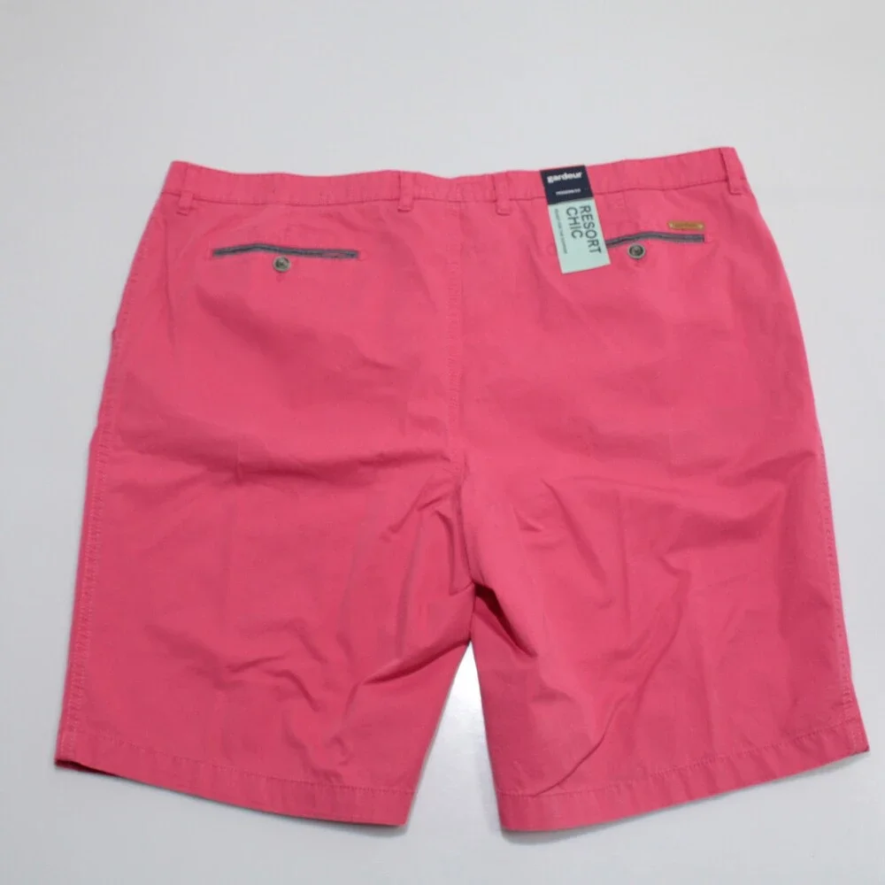 Gardeur NWT Bermuda / Casual Shorts Size 44 US Modern Fit in Pink 100% Cotton